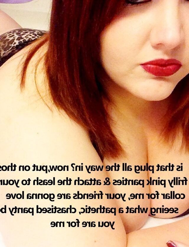 Free porn pics of bbw mistress - chastity slave humiliation 4 of 36 pics