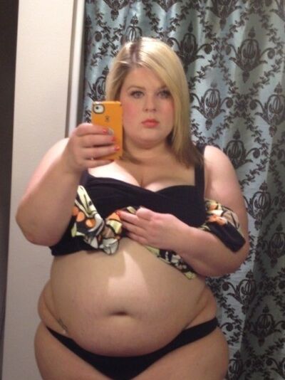 Free porn pics of Sexy Blonde BBW mirror selfies 5 of 5 pics