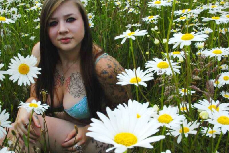 Free porn pics of Suicide Girls - Zoe - Daisies 11 of 53 pics