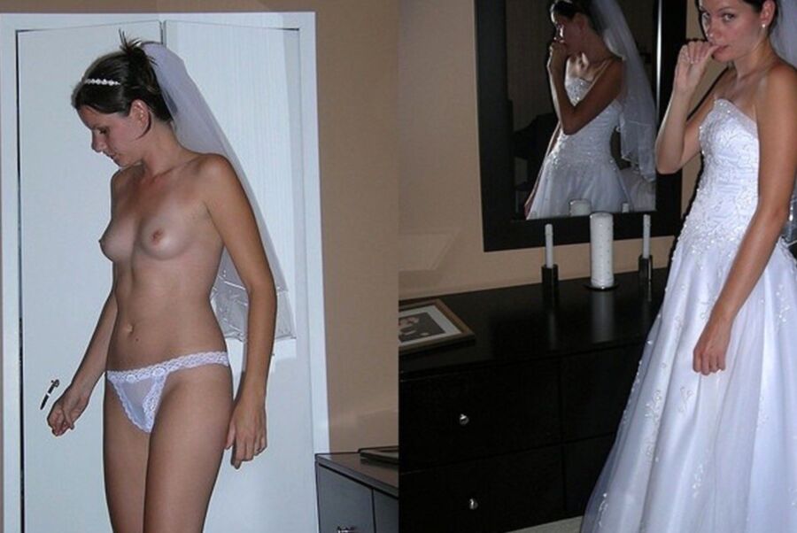 Free porn pics of Brides undressed 9 of 10 pics