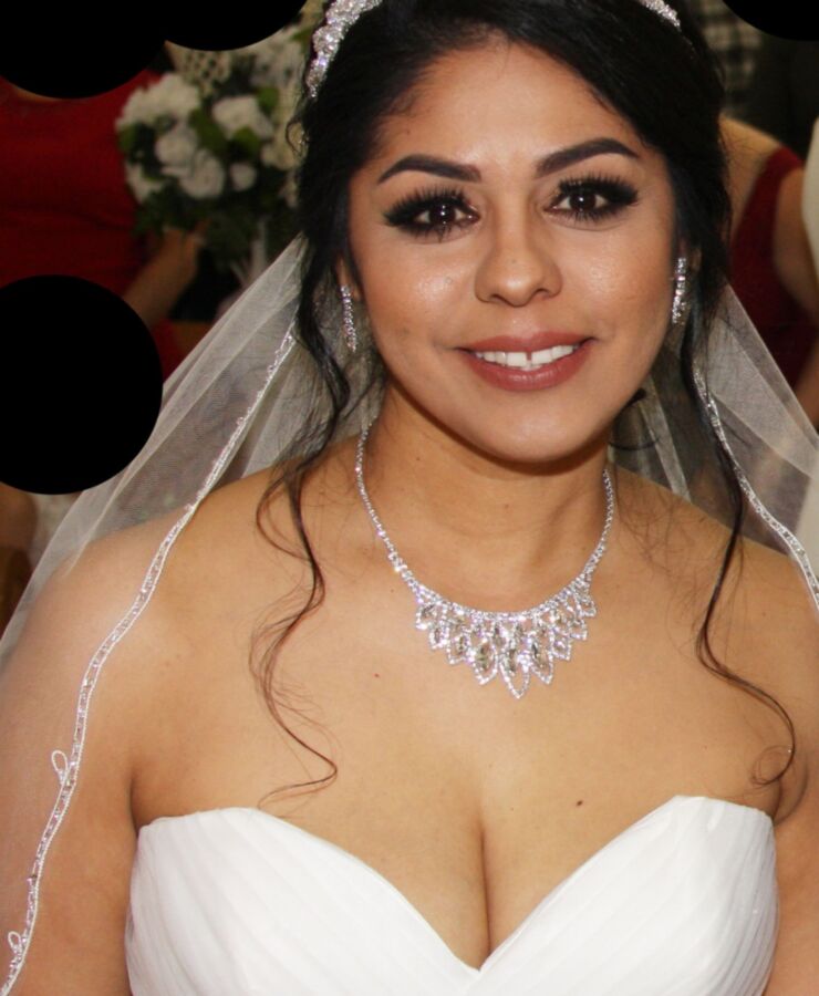 Free porn pics of Mexican Milf Bride on Wedding Day 1 of 29 pics