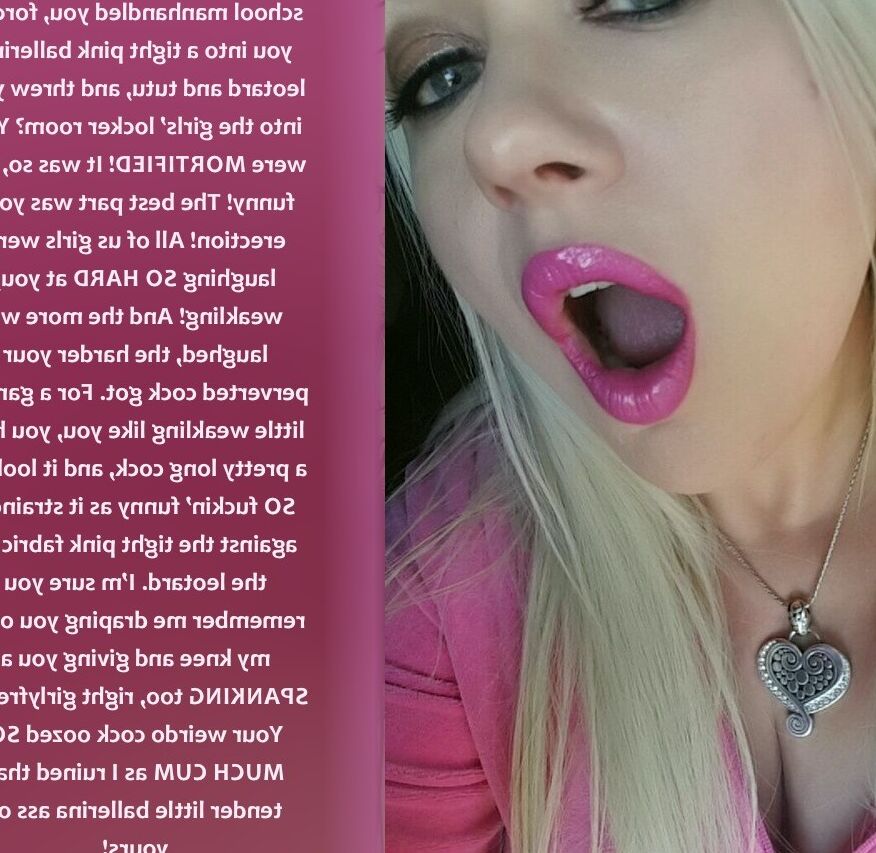Free porn pics of Humiliation Captions from Goddess Lycia 5 of 5 pics