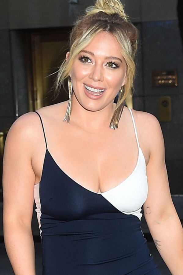 Free porn pics of Hilary Duff- Sexy, Busty Celeb Flaunts Sensual Curves & Cleavage 1 of 40 pics