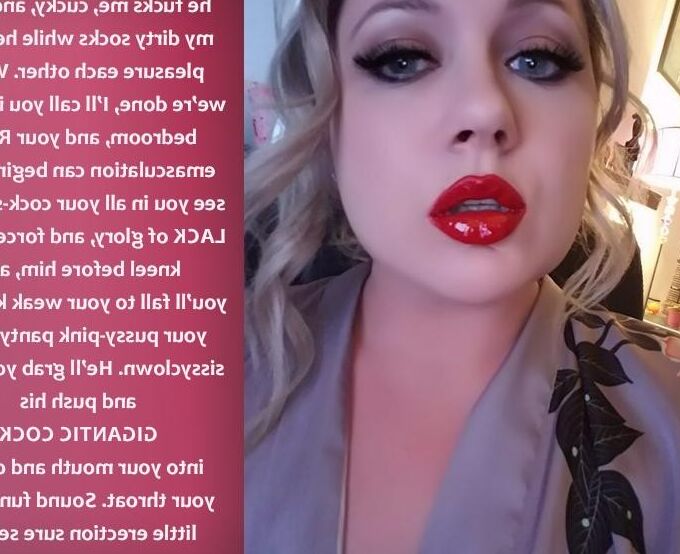 Free porn pics of Humiliation Captions from Goddess Lycia 2 of 5 pics