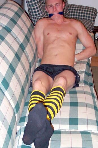Free porn pics of Kent Bound In His Rubgy Socks 6 of 29 pics