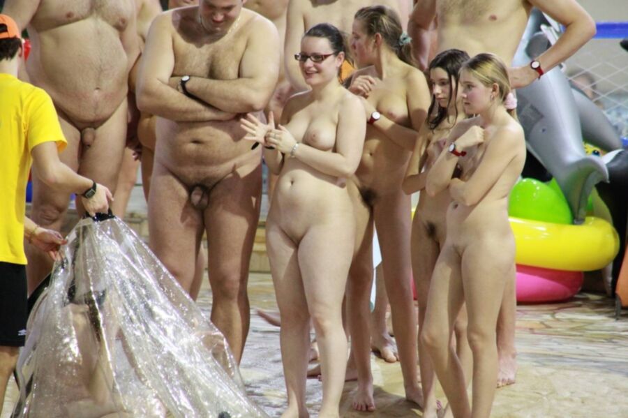 Free porn pics of Nudist pool party 3 of 64 pics