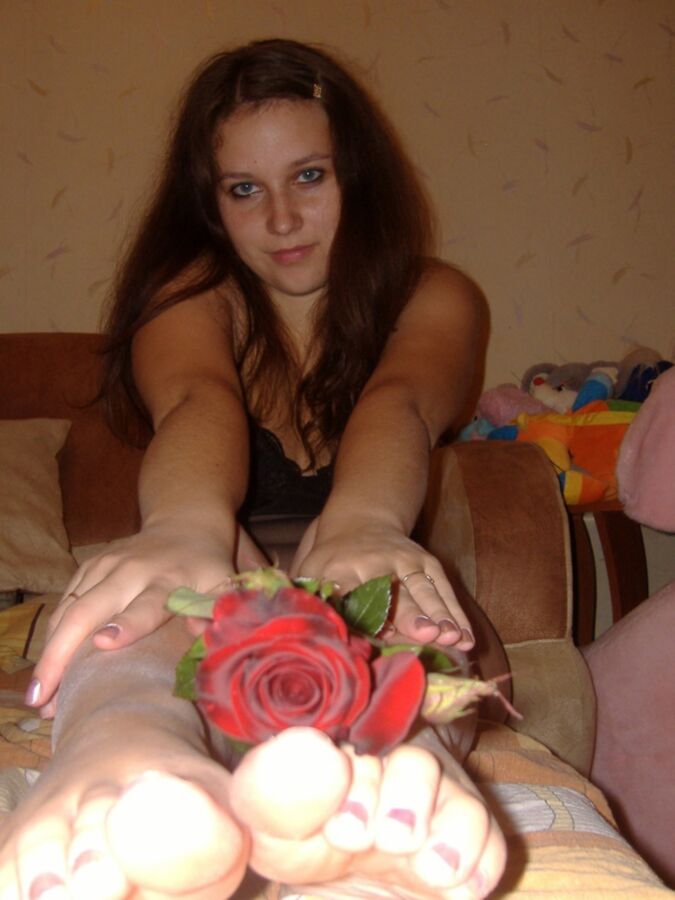 Free porn pics of Chubby Wife with a Rose 8 of 18 pics