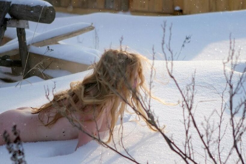 Free porn pics of Russians Bathing in the Snow 23 of 75 pics