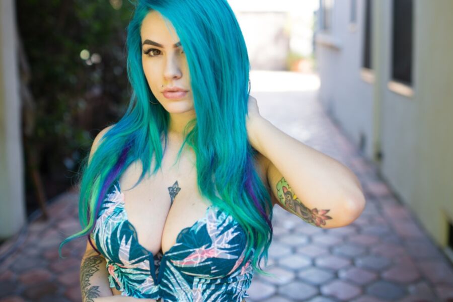 Free porn pics of Suicide Girls - Saturn - Blue Dream 3 of 48 pics