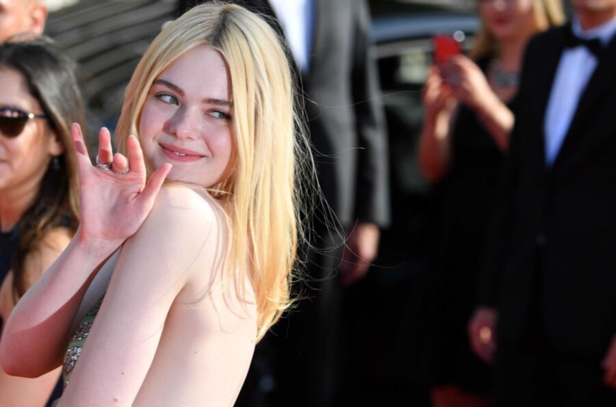 Free porn pics of Elle Fanning need a lot of cum for her perfect back and tits 3 of 15 pics