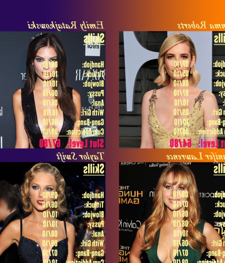 Free porn pics of Celebrity Slut Contest Emma, Emily, Jennifer, Taylor (Self Made) 1 of 1 pics