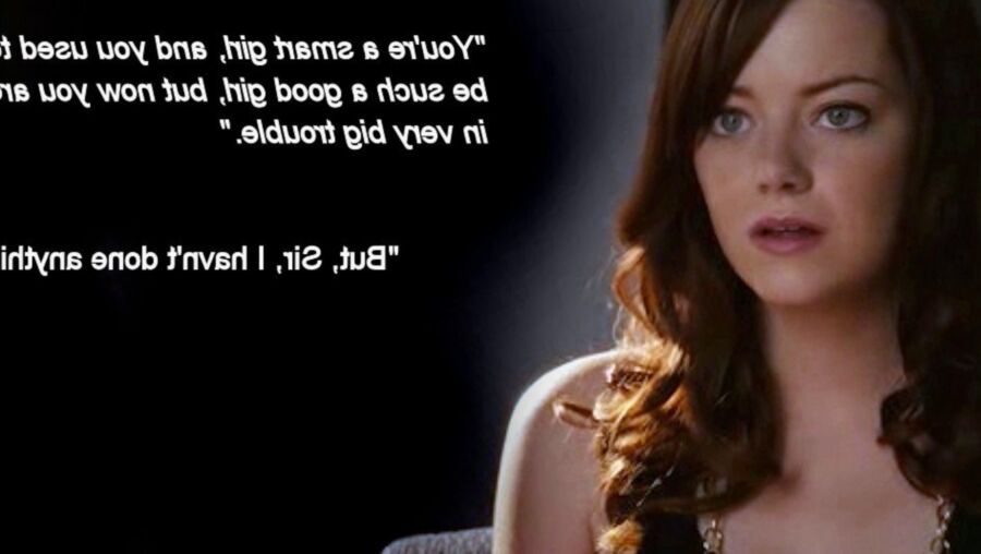 Free porn pics of Easy A: Emma Stone in trouble 2 of 4 pics