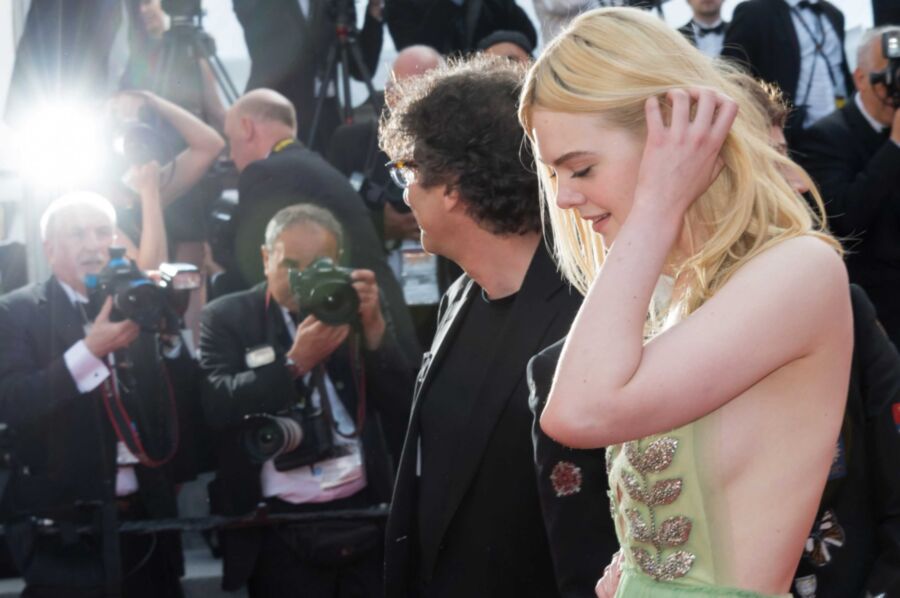 Free porn pics of Elle Fanning need a lot of cum for her perfect back and tits 15 of 15 pics