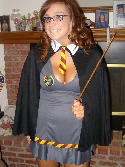 Free porn pics of Sexy Harry Potter / Hermione cosplay 13 of 36 pics
