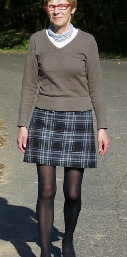 Free porn pics of Tartan/pleated type skirts 17 of 64 pics