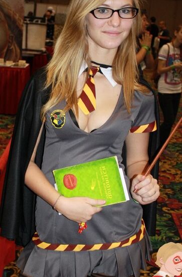 Free porn pics of Sexy Harry Potter / Hermione cosplay 23 of 36 pics
