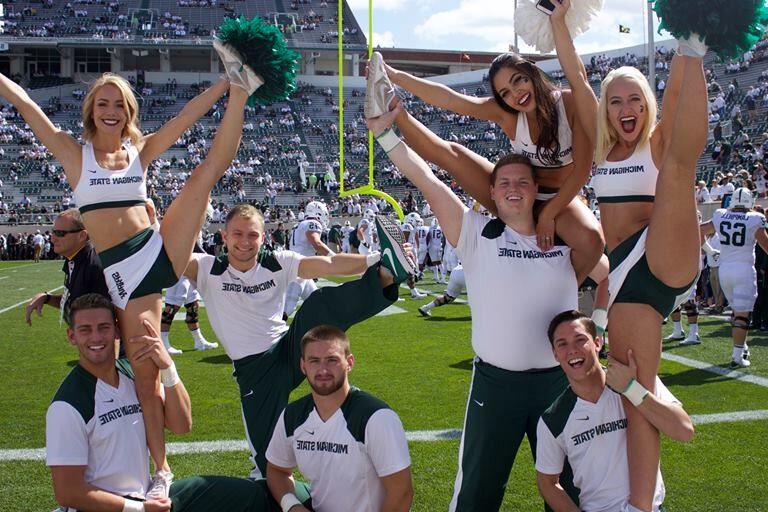 Free porn pics of Michigan State University cheerleaders 18 of 35 pics