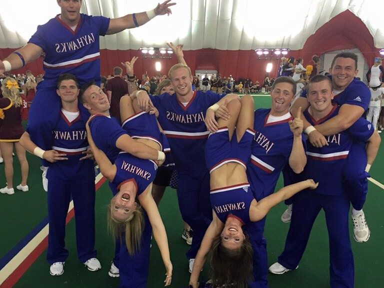 Free porn pics of University of Kansas cheerleaders 17 of 35 pics