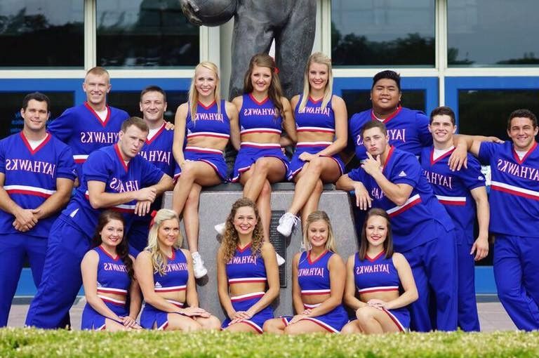 Free porn pics of University of Kansas cheerleaders 20 of 35 pics