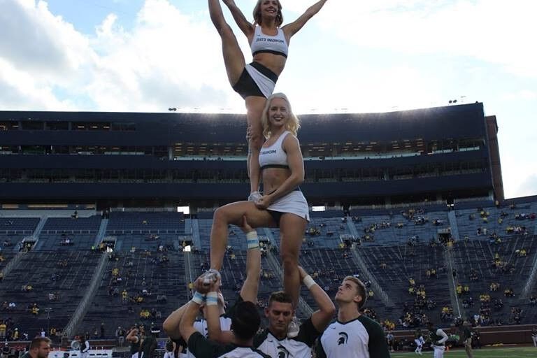 Free porn pics of Michigan State University cheerleaders 24 of 35 pics