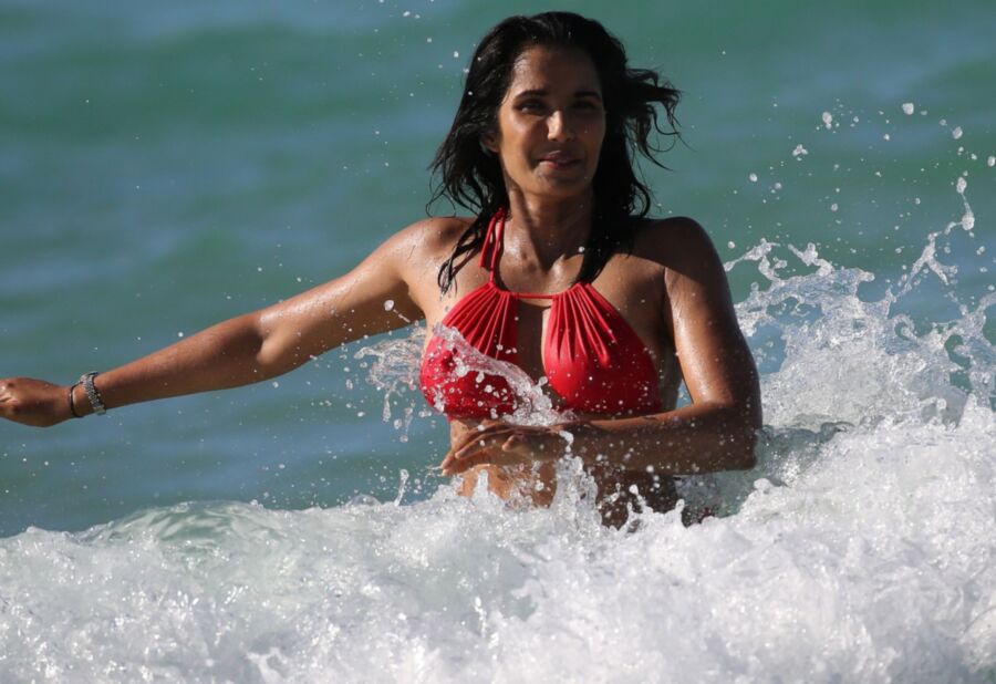 Free porn pics of Padma Lakshmi - Busty Sexy Indian Babe Flaunts her Boobs, Pokies 6 of 150 pics