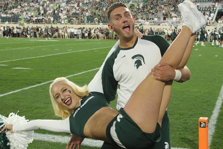 Free porn pics of Michigan State University cheerleaders 4 of 35 pics