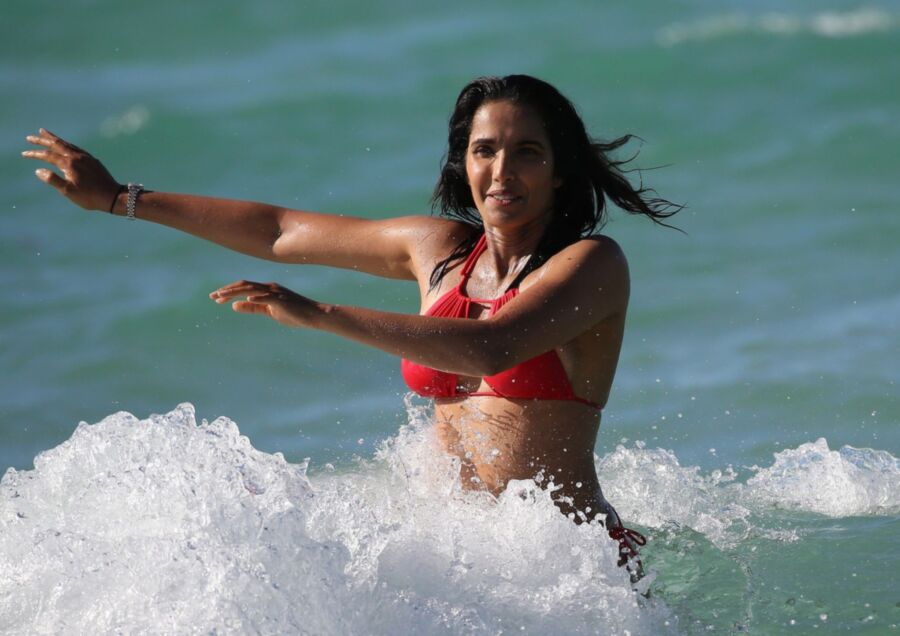Free porn pics of Padma Lakshmi - Busty Sexy Indian Babe Flaunts her Boobs, Pokies 7 of 150 pics