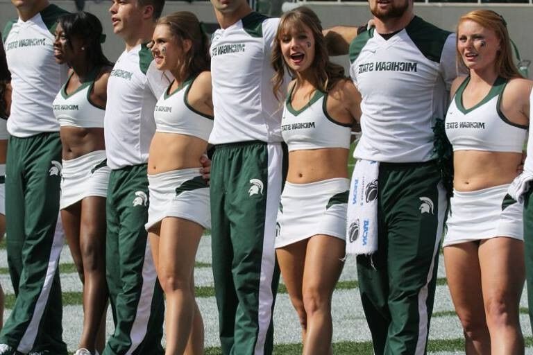 Free porn pics of Michigan State University cheerleaders 6 of 35 pics