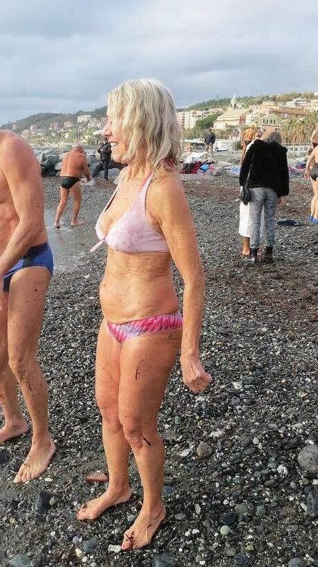 Free porn pics of Italian Mature and Granny at The Beach (ass special) 22 of 22 pics
