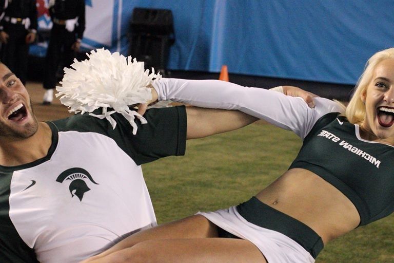 Free porn pics of Michigan State University cheerleaders 15 of 35 pics