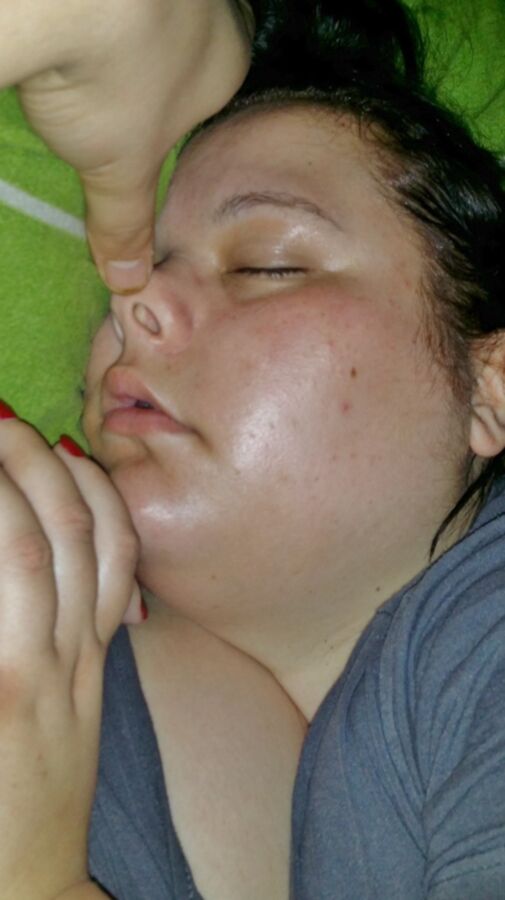 Free porn pics of Sleeping Fat Slut Wife Used And Humiliated  16 of 23 pics