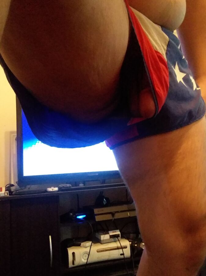Free porn pics of Little American Flag Shorts 6 of 12 pics