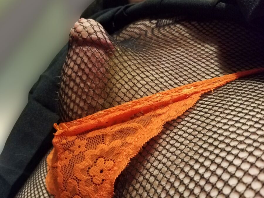 Free porn pics of Ms. Evelyn in Orange and Black 10 of 22 pics