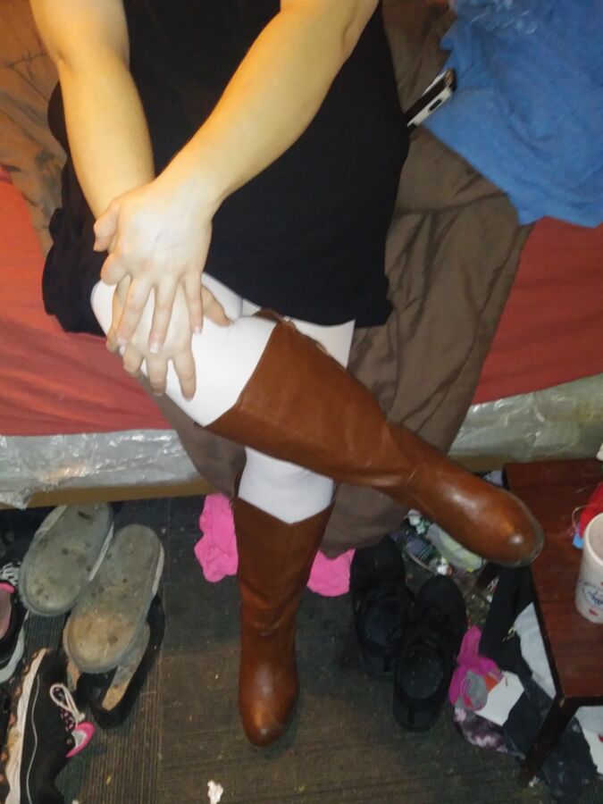Free porn pics of My Wife In Boots For Your Enjoyment & Comments 13 of 18 pics