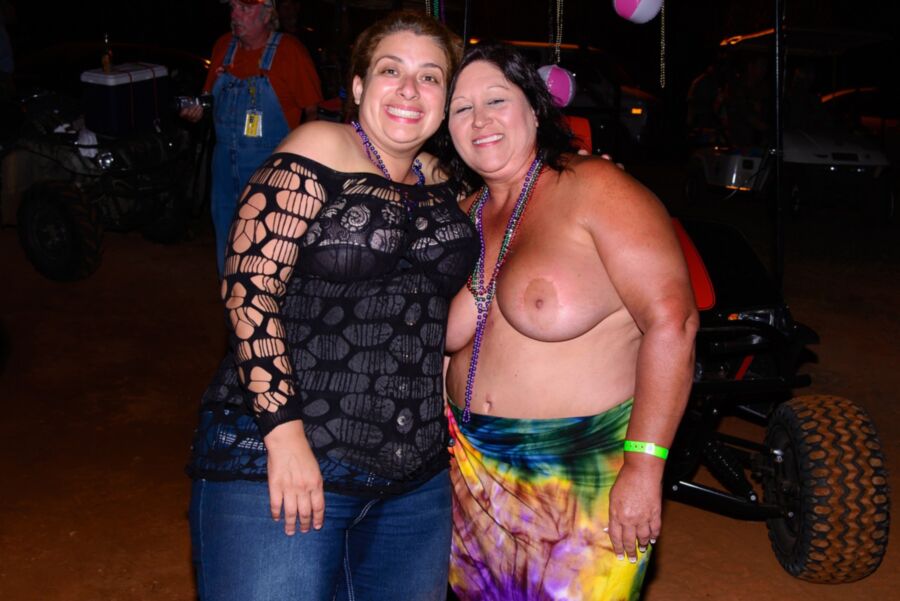 Free porn pics of Dressed BBW biker with naked people 16 of 161 pics