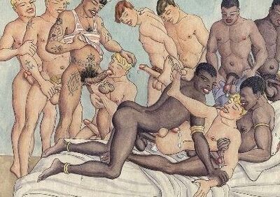 Free porn pics of Vintage Black Gay Toons 9 of 9 pics