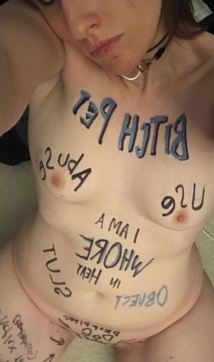 Free porn pics of Bodywriting chicks 1 of 3 pics