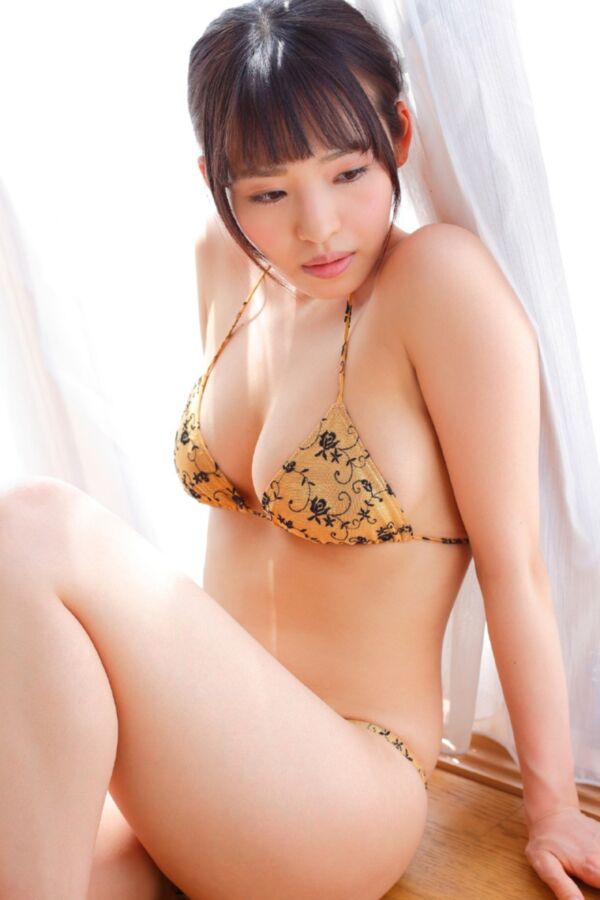 Free porn pics of Busty gravure idol Misato Shimizu 16 of 112 pics