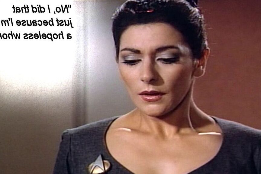 Free porn pics of Star Trek Next Generation parody: Troi gets busted  6 of 9 pics