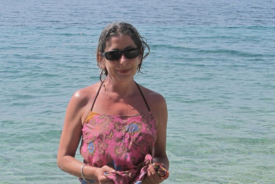 Free porn pics of Sexy Italian Mature Topless Vacation 7 of 48 pics