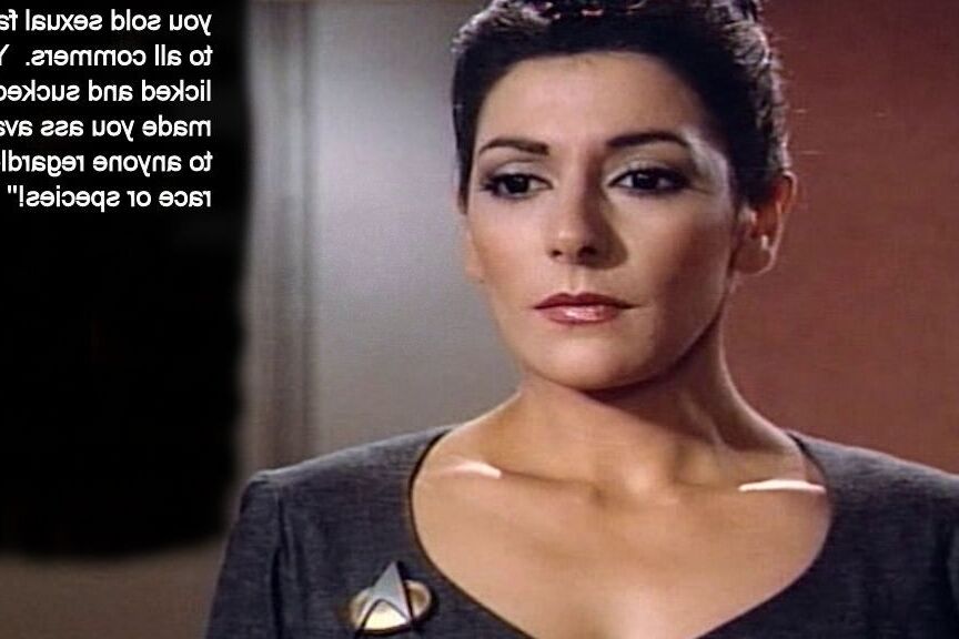 Free porn pics of Star Trek Next Generation parody: Troi gets busted  4 of 9 pics