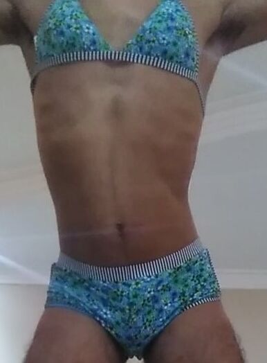 Free porn pics of Would you fuck me in... blue floral bikini? 5 of 43 pics