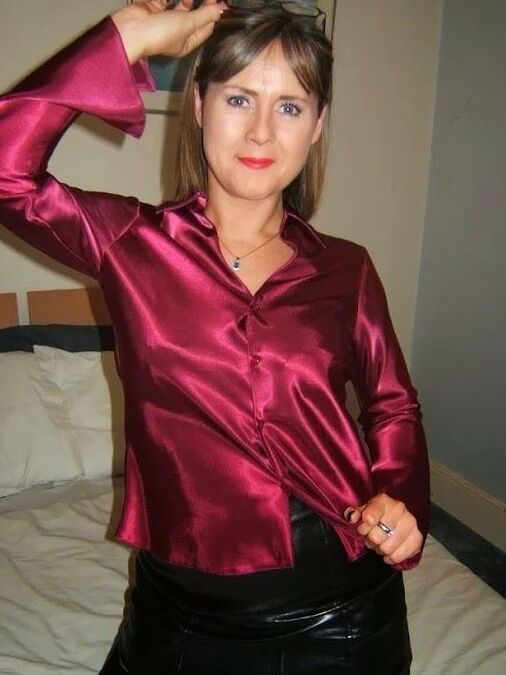 Free porn pics of horny sluts in satin blouses 19 of 286 pics