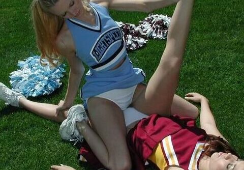 Free porn pics of Cheerleader Practice 6 of 15 pics