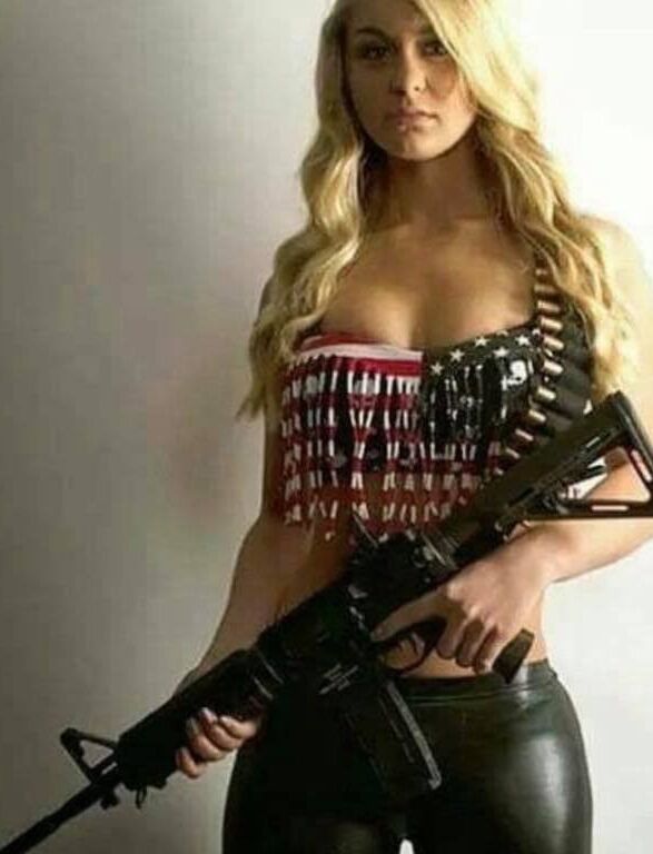 Free porn pics of Hot Babes with Guns! 12 of 52 pics