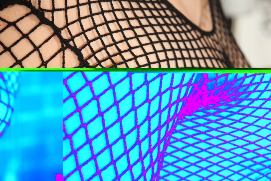 Free porn pics of Fur and Fishnet Black Top 11 of 126 pics