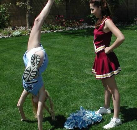 Free porn pics of Cheerleader Practice 11 of 15 pics