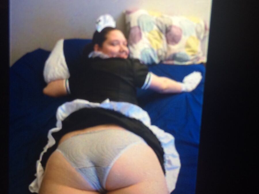 Free porn pics of Abby Maid Outfit 6 of 10 pics