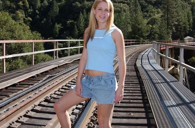 Free porn pics of Chloe On A Bridge 2 of 20 pics