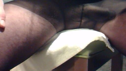 Free porn pics of Playing in black nylons 10 of 20 pics